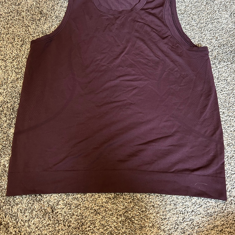 Lululemon Athletica Deep Purple Tank Top